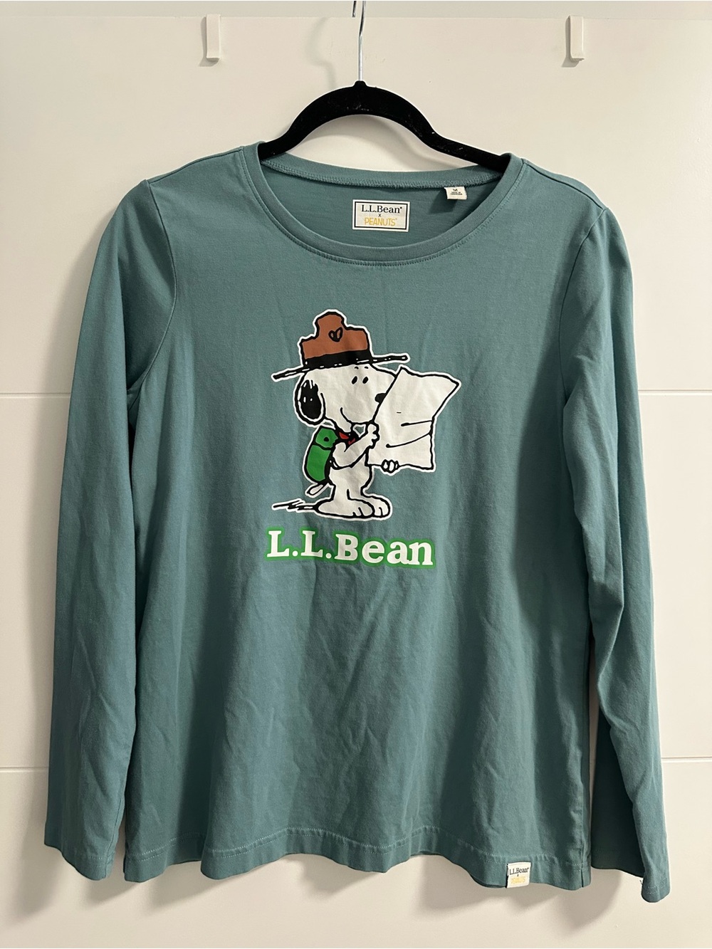 L.L.Bean x Peanuts Hiker Snoopy Long-Sleeve T-Shirt